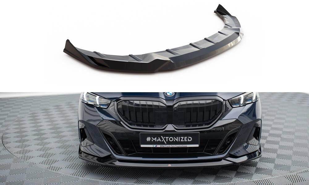 Frontspoiler BMW 5 / i5 (G60/G61) M-Pack 2023 -> | V.2 Glossy Black Edition