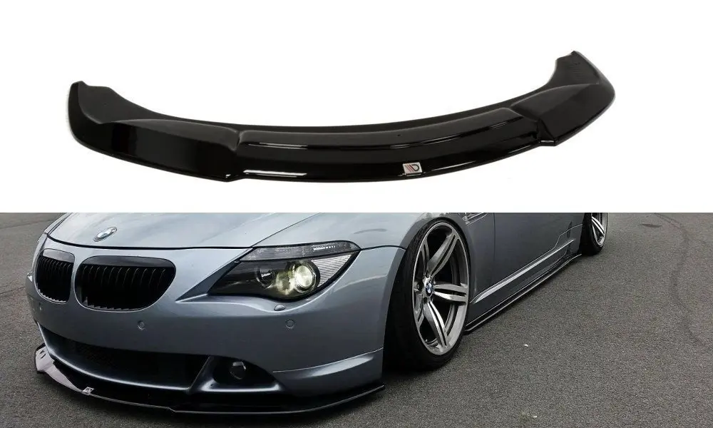 Frontspoiler BMW 6 (E63 / E64) pre-facelift 2003-2007 | V.2 Glossy Black Edition – bilde 2