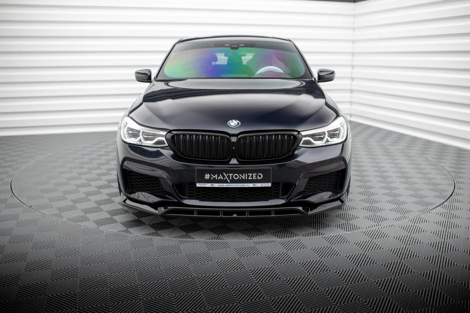Frontspoiler BMW 6 Gran Turismo (G32) M-Pakke 2017 - 2023 | Glossy Black Edition – bilde 2