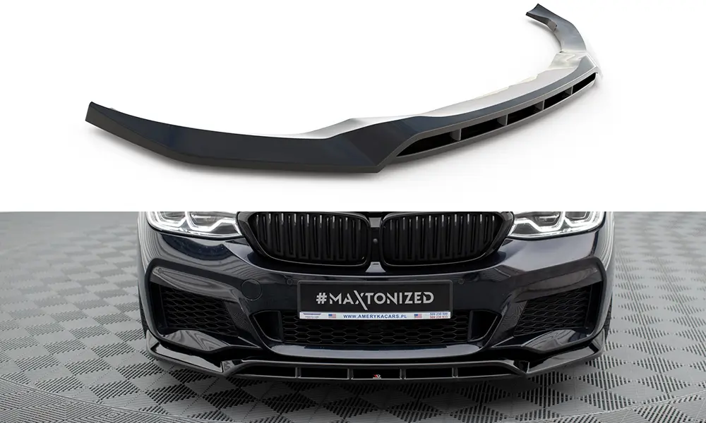Frontspoiler BMW 6 Gran Turismo (G32) M-Pakke 2017 - 2023 | Glossy Black Edition – bilde 3