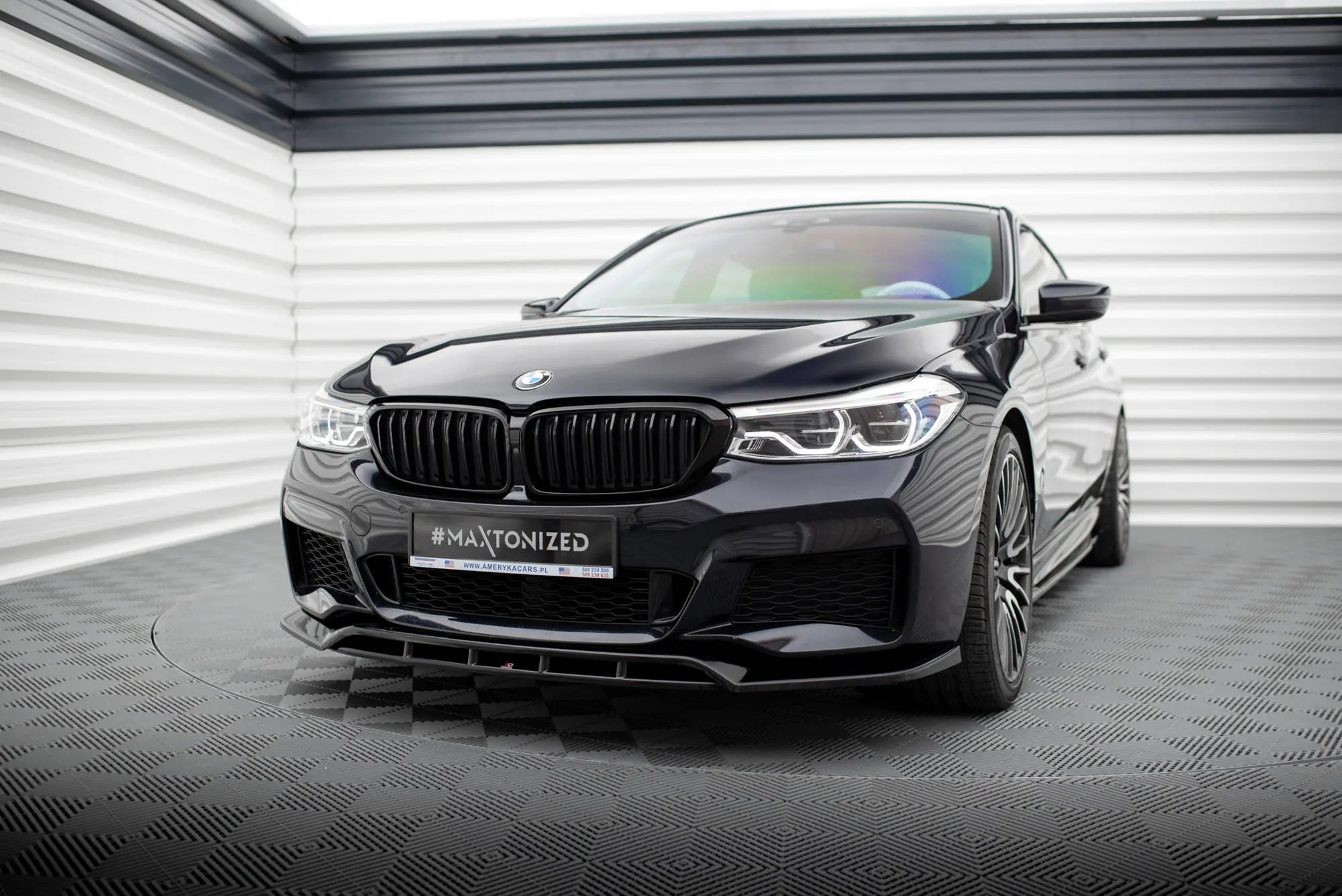 Frontspoiler BMW 6 Gran Turismo (G32) M-Pakke 2017 - 2023 | Glossy Black Edition – bilde 4
