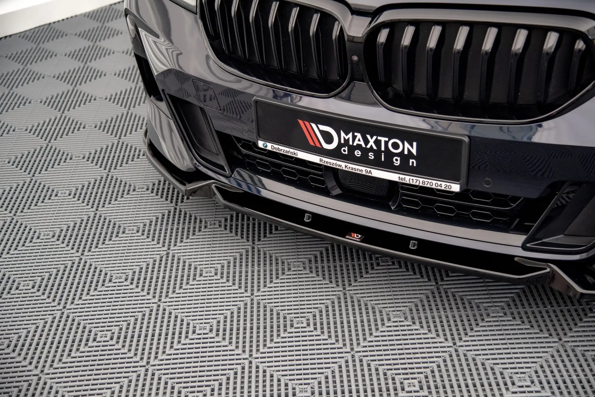 Frontspoiler BMW 6 GT M-pakke (G32) Facelift 2020 - 2023 | Glossy Black Edition