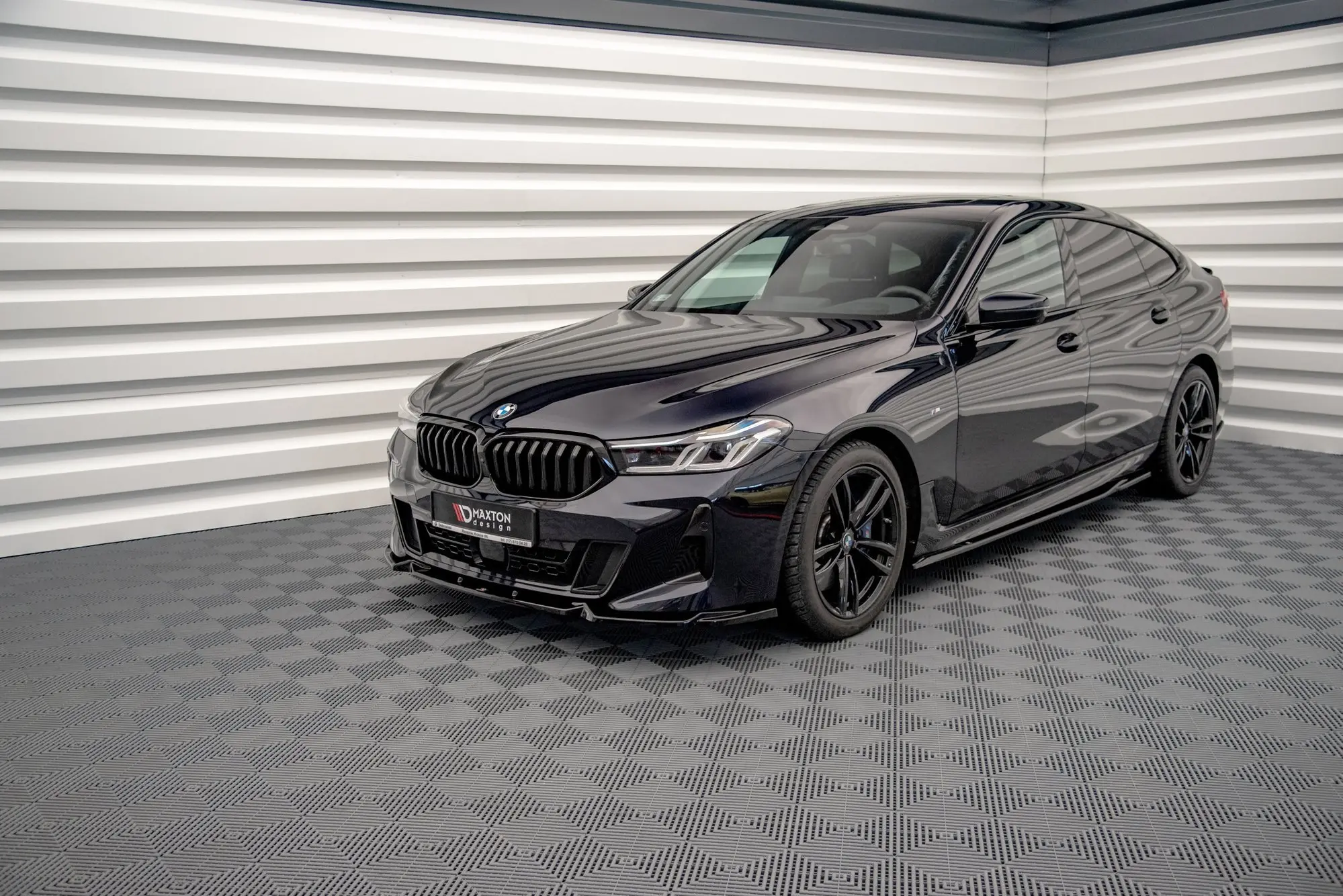 Frontspoiler BMW 6 GT M-pakke (G32) Facelift 2020 - 2023 | Glossy Black Edition – bilde 2
