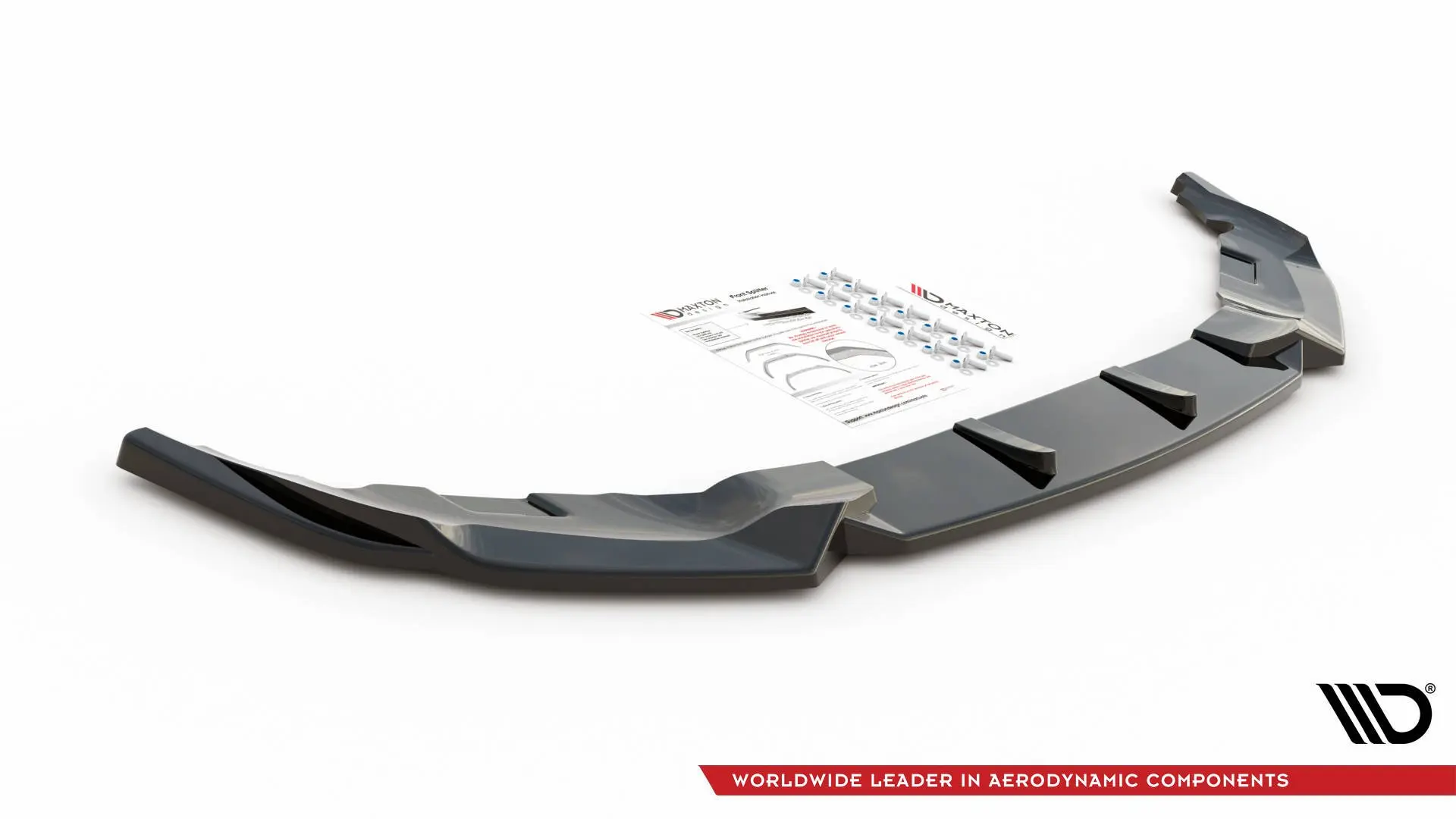 Frontspoiler BMW 6 GT M-pakke (G32) Facelift 2020 - 2023 | Glossy Black Edition – bilde 3
