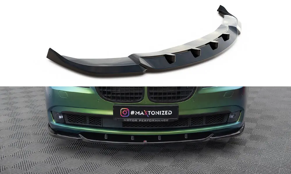 Frontspoiler BMW 7 (F01) 2008 -2013 | V.1 Glossy Black Edition – bilde 2