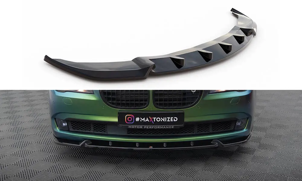 Frontspoiler BMW 7 (F01) 2008 -2013 | V.2 Glossy Black Edition – bilde 2