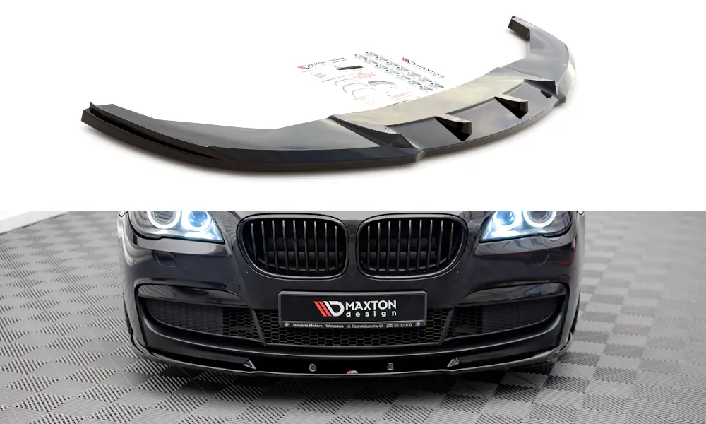 Frontspoiler BMW 7 (F01) M-Pakke 2008-2013 | V.2 Glossy Black Edition – bilde 3