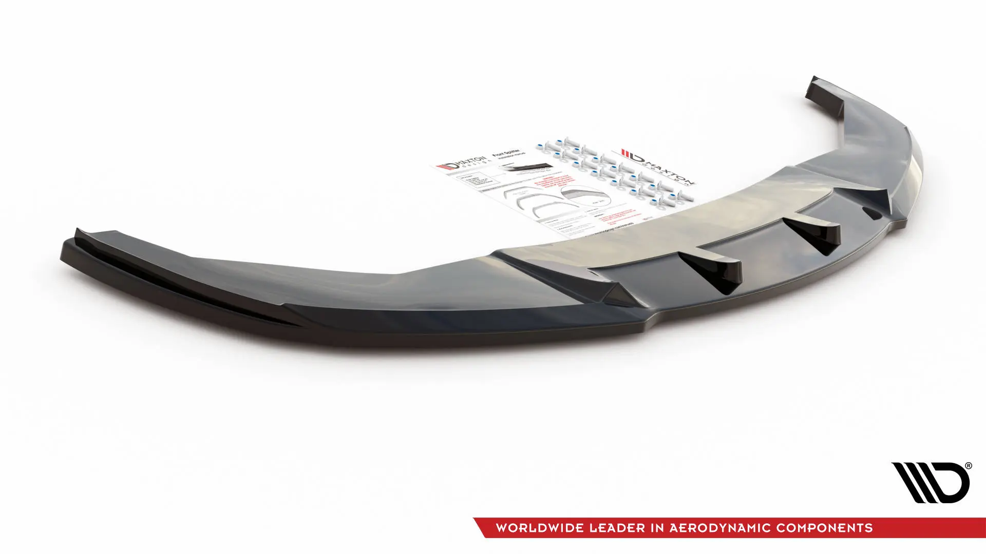 Frontspoiler BMW 7 (F01) M-Pakke 2008-2013 | V.2 Glossy Black Edition – bilde 5