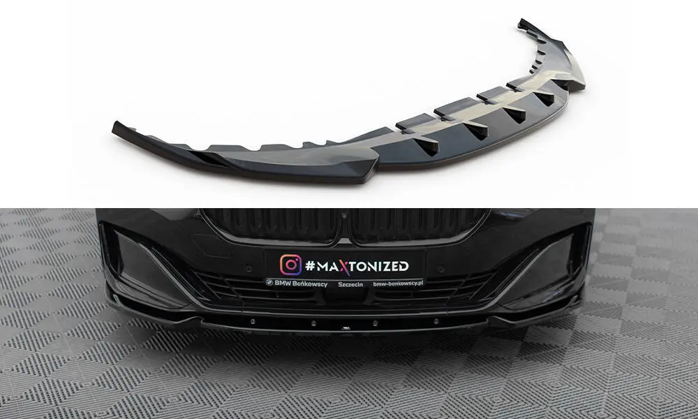 Frontspoiler BMW 7 (G11) facelift 2019 - 2022 | V.1 Glossy Black Edition – bilde 2