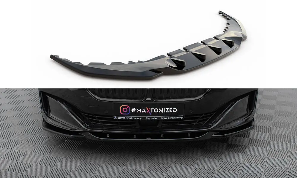 Frontspoiler BMW 7 (G11) facelift 2019 - 2022 | V.2 Glossy Black Edition – bilde 2