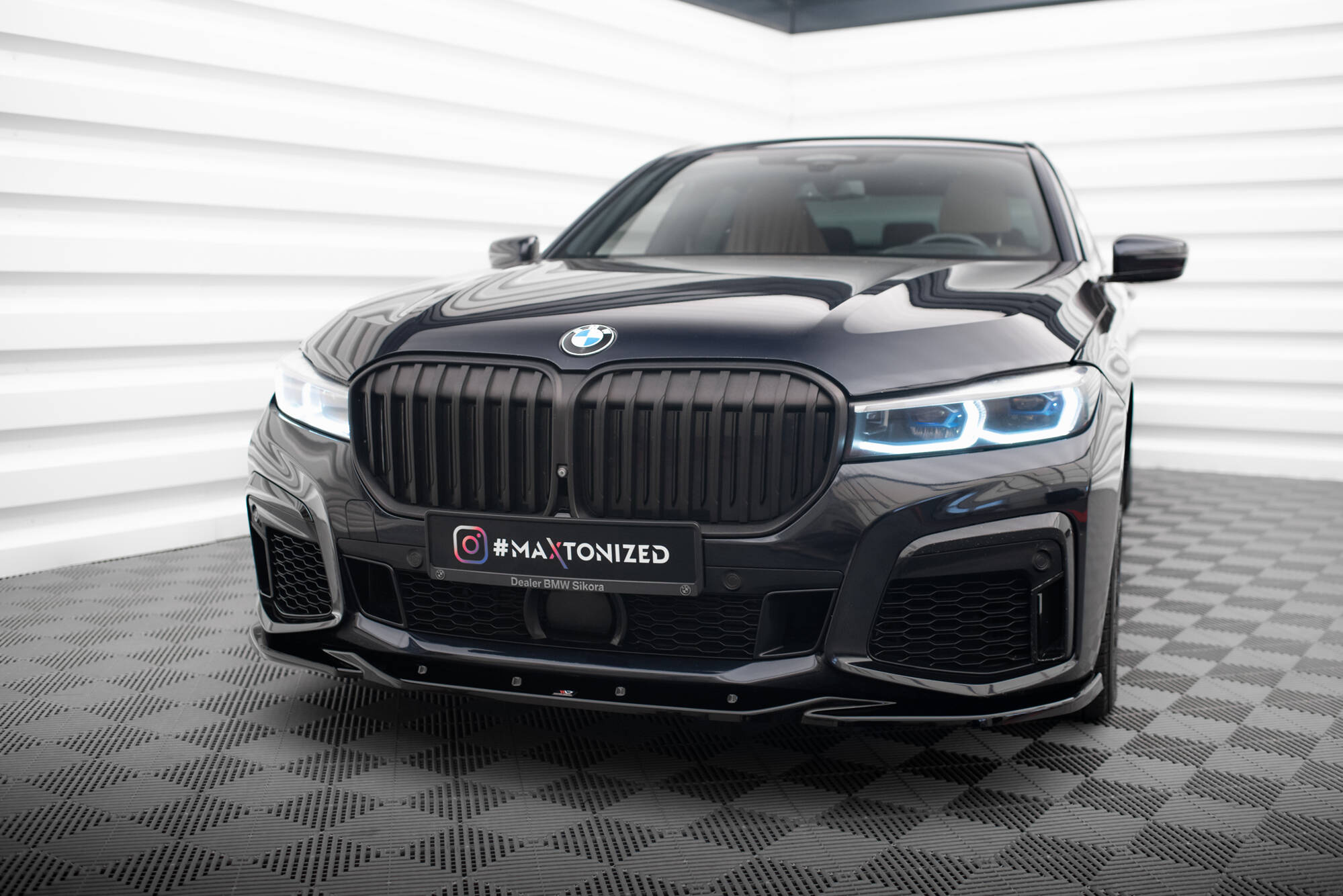Frontspoiler BMW 7 (G11/G12) M-Pack Facelift 2019 -  2022 | Sport Glossy Black Edition V3