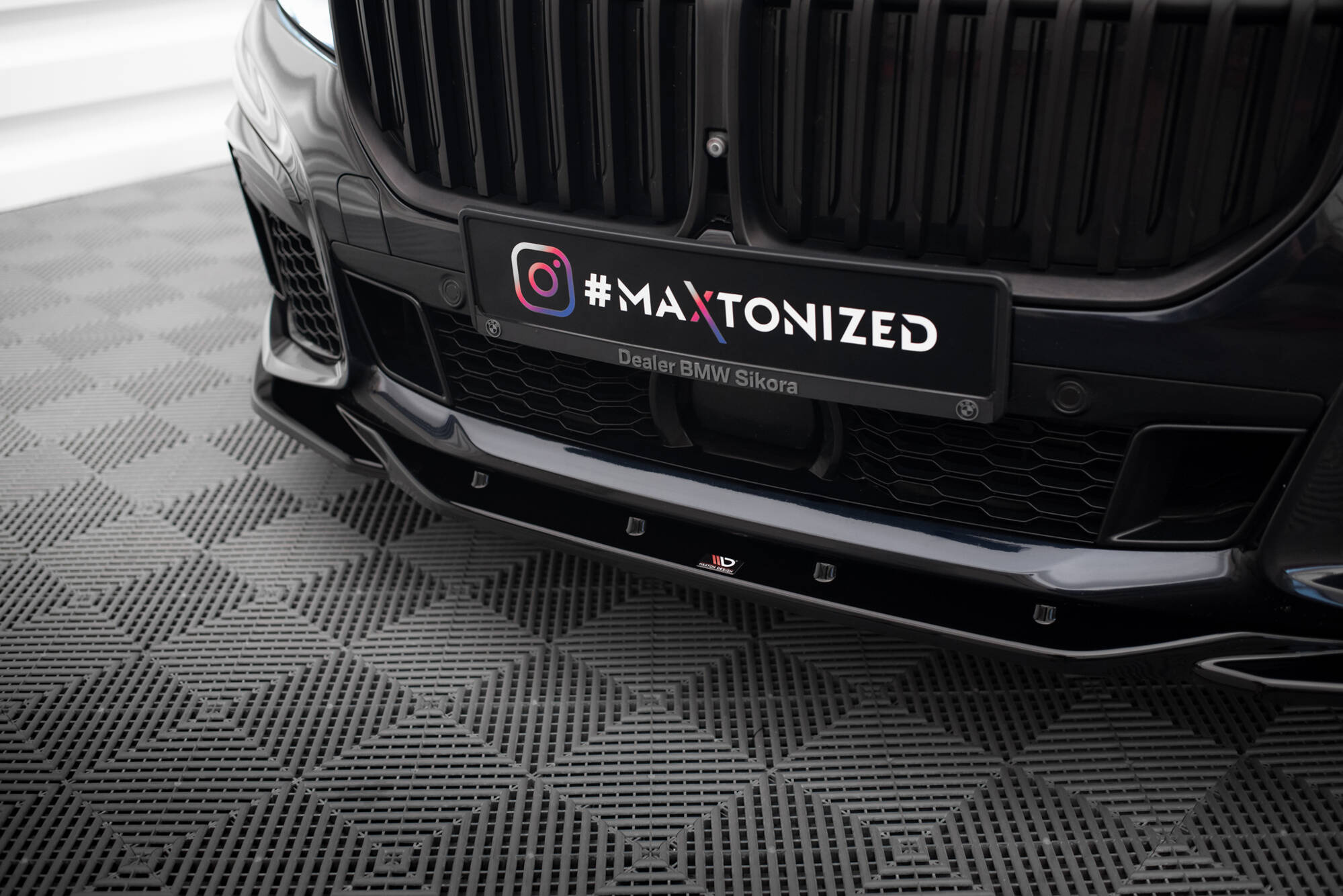 Frontspoiler BMW 7 (G11/G12) M-Pack Facelift 2019 -  2022 | Sport Glossy Black Edition V3 – bilde 3