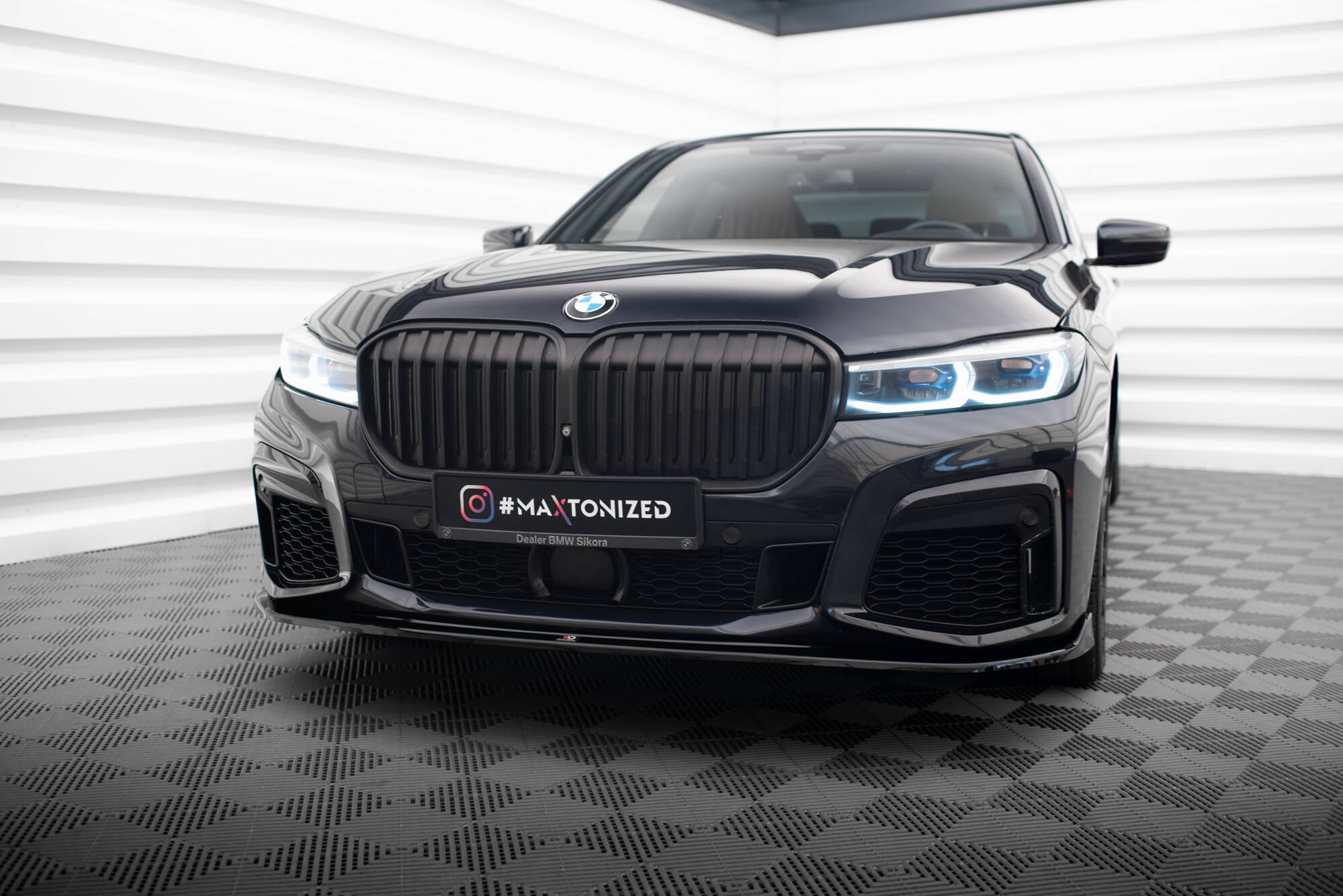 Frontspoiler BMW 7 (G11/G12) M-Pack Facelift 2019 -  2022 | Sport Glossy Black Edition V4