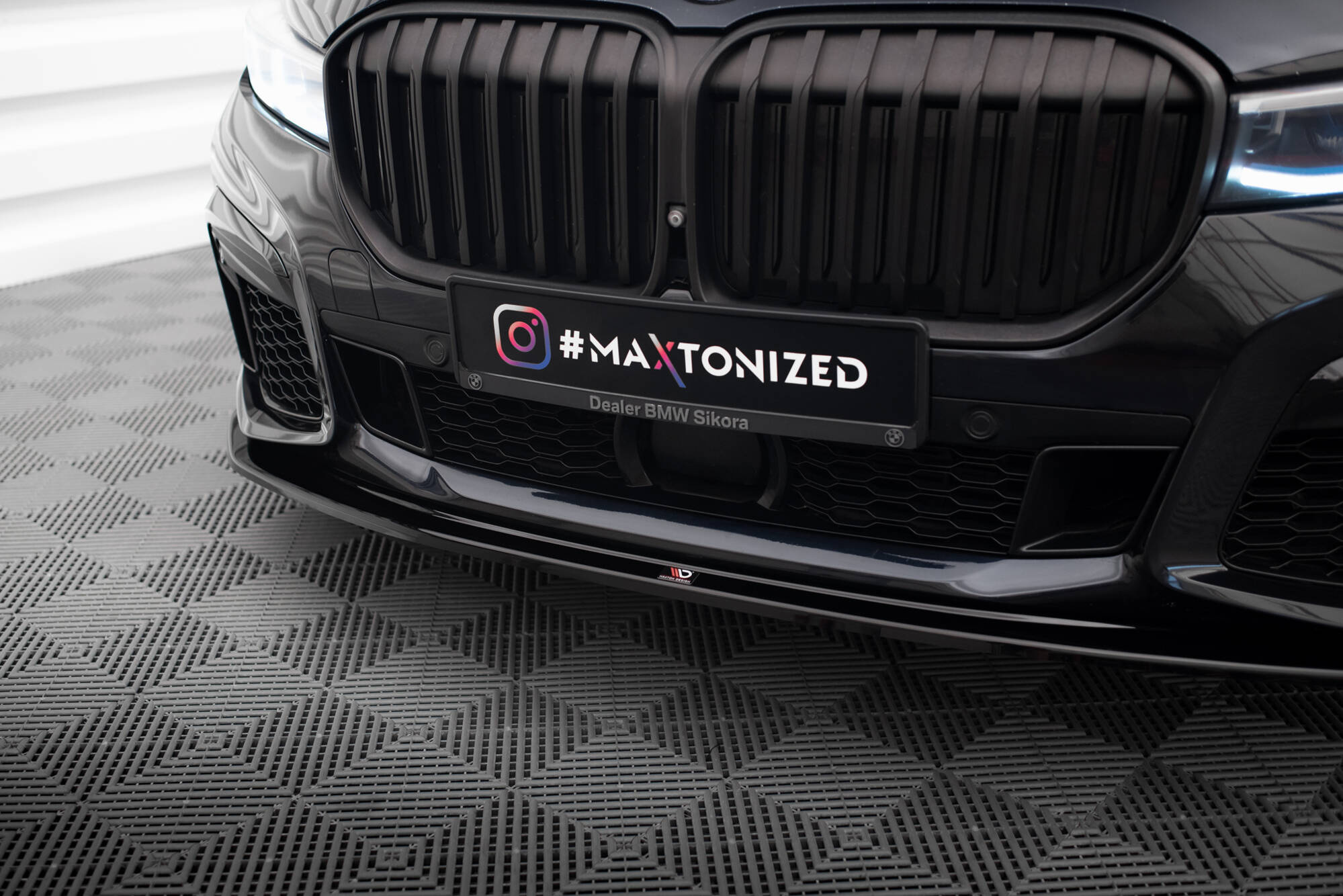 Frontspoiler BMW 7 (G11/G12) M-Pack Facelift 2019 -  2022 | Sport Glossy Black Edition V4 – bilde 3