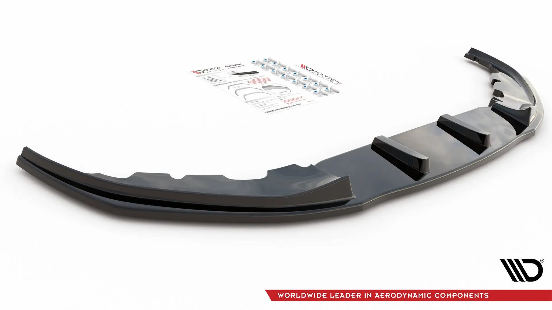 Frontspoiler BMW 7 (G11) M-pakke 2015-2018 | V.2 Glossy Black Edition – bilde 5