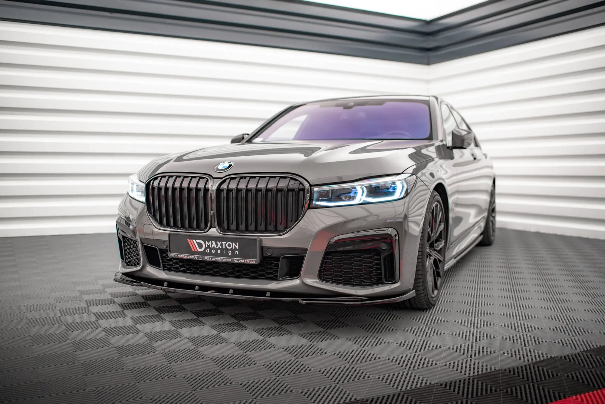 Frontspoiler BMW 7 (G11) M-pakke Facelift 2019 - 2022 | V.1 Glossy Black Edition