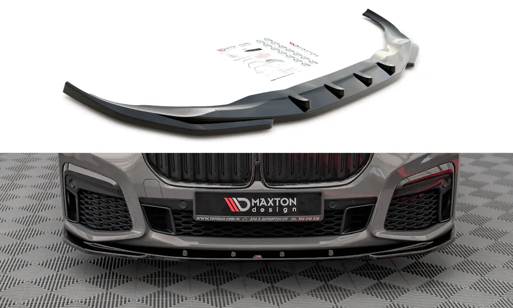 Frontspoiler BMW 7 (G11) M-pakke Facelift 2019 - 2022 | V.1 Glossy Black Edition – bilde 5