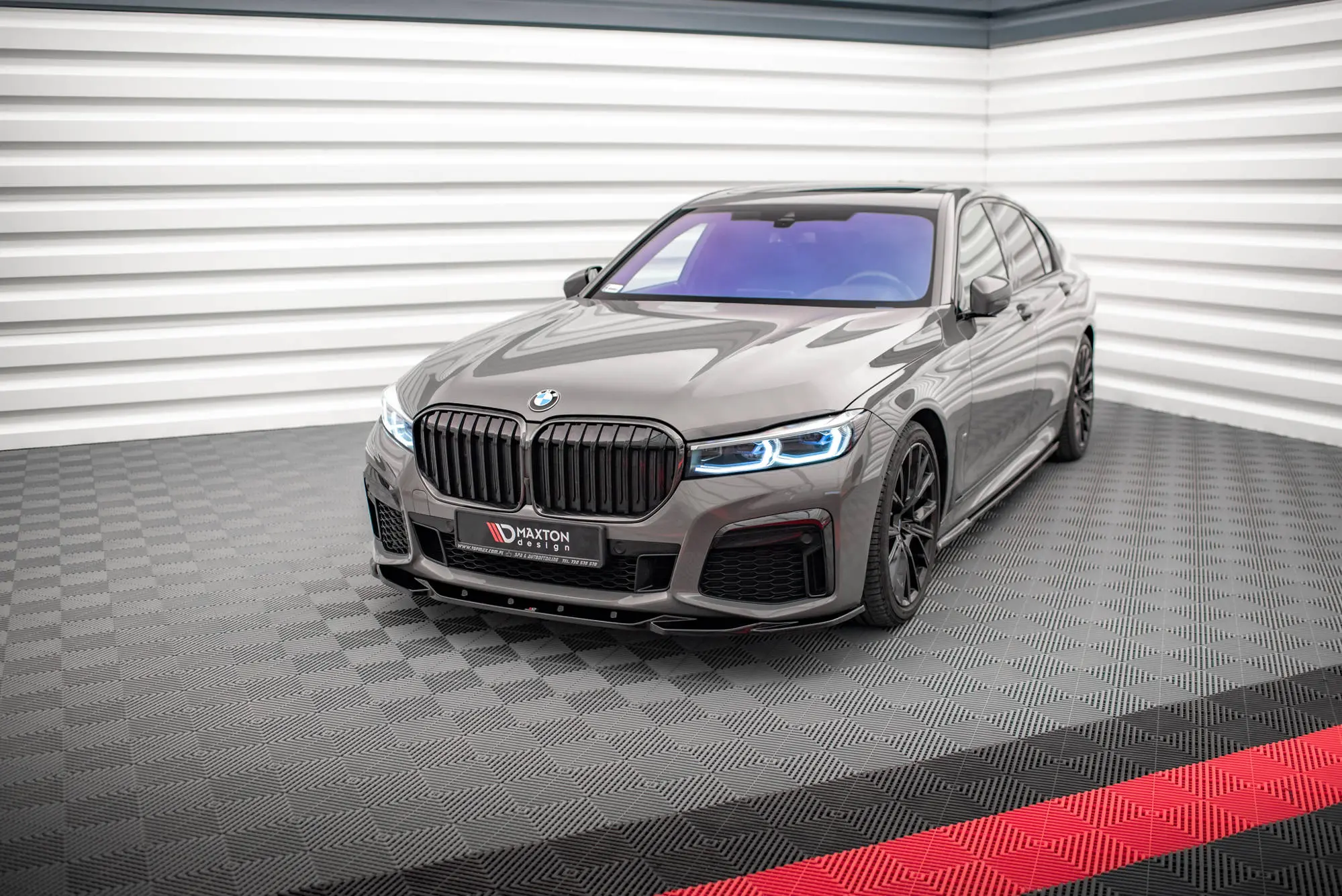Frontspoiler BMW 7 (G11) M-Pakke Facelift 2019-2022 | V.2 Glossy Black Edition – bilde 3