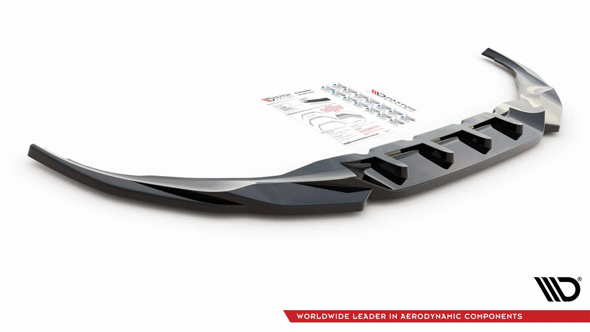 Frontspoiler BMW 7 (G11) M-Pakke Facelift 2019-2022 | V.2 Glossy Black Edition – bilde 4