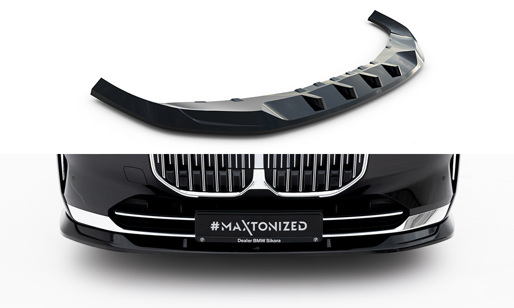 Frontspoiler BMW 7 (G70) 2022 -> | V2 Sport Glossy Black Edition