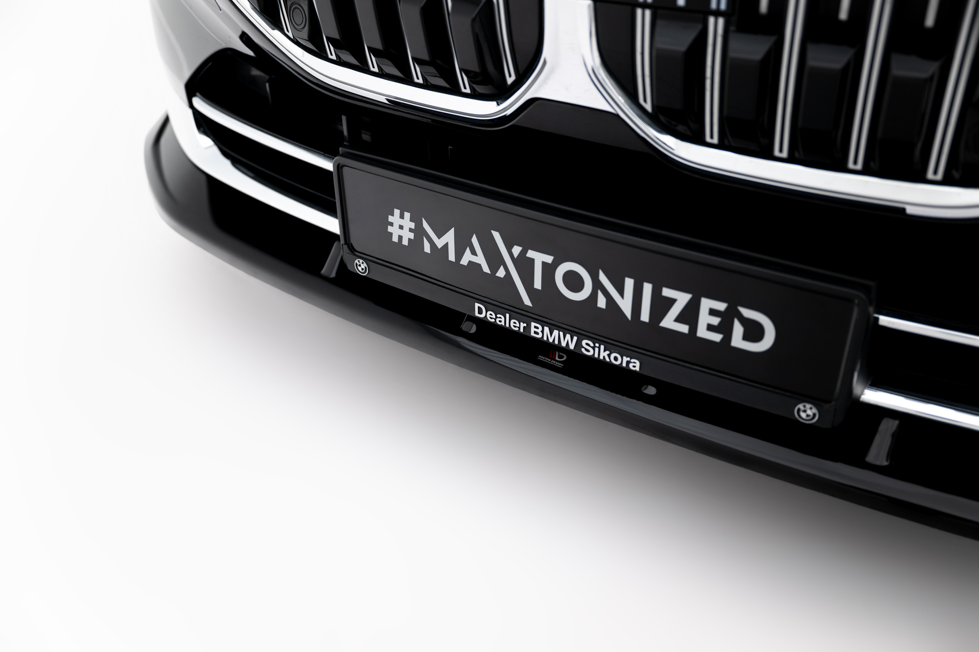 Frontspoiler BMW 7 (G70) 2022 -> | V2 Sport Glossy Black Edition – bilde 3