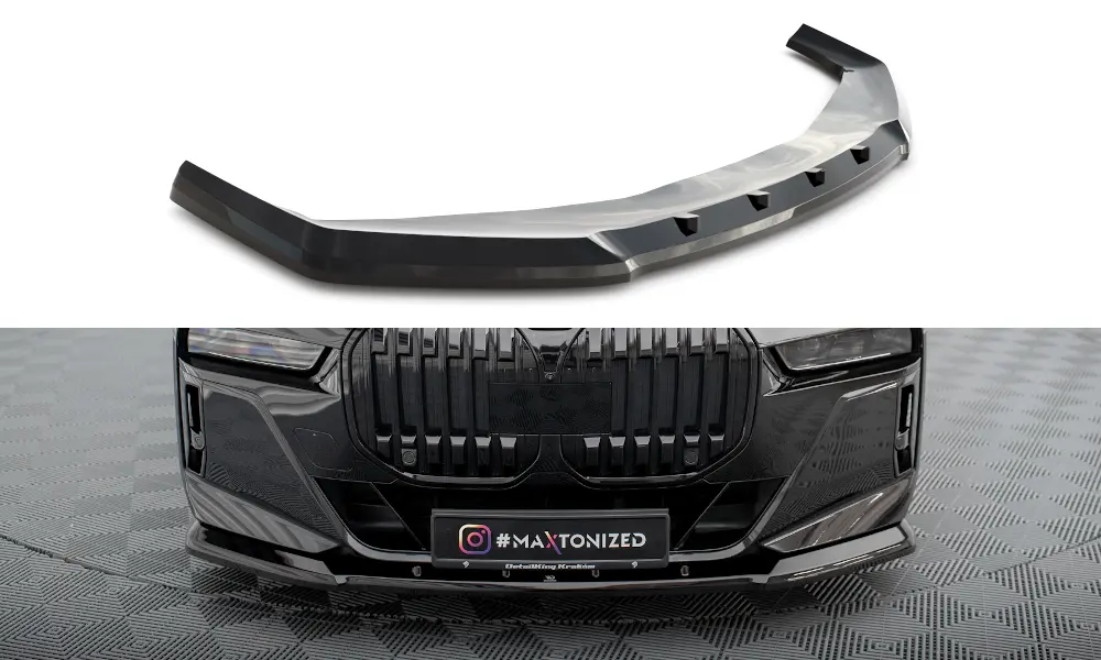 Frontspoiler BMW 7 (G70) M-Pack 2022 ->  | V.1 Glossy Black Edition – bilde 2