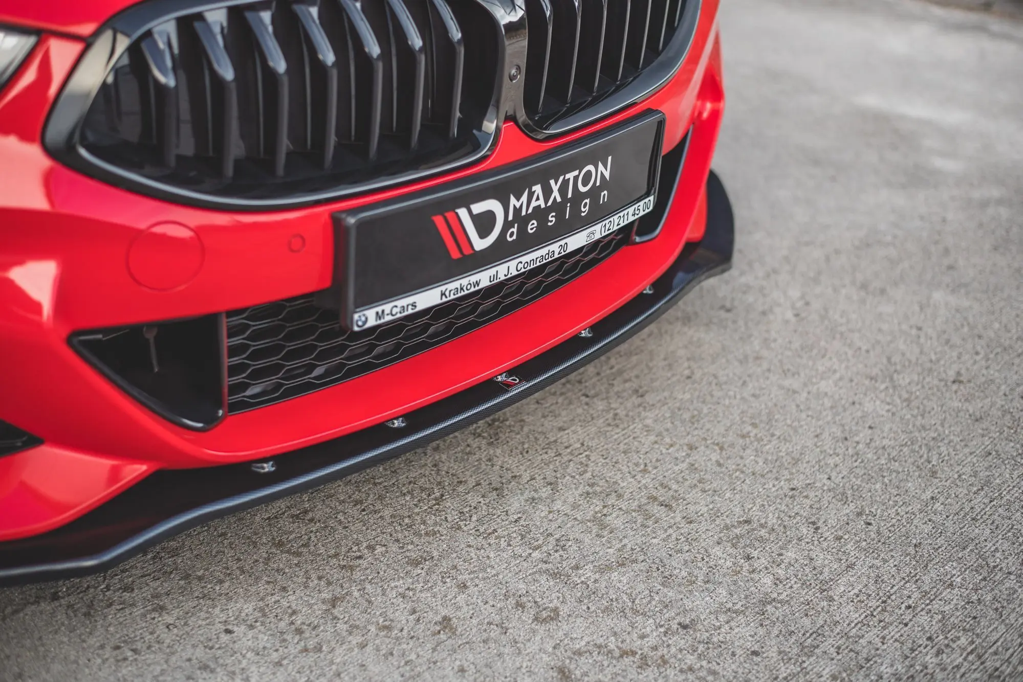 Frontspoiler BMW 8 Coupe (G15) M-Pack / 8 Gran Coupe (G16) M-Pack / M8 (F92) 2018 - 2022 | V.1 Glossy Black Edition