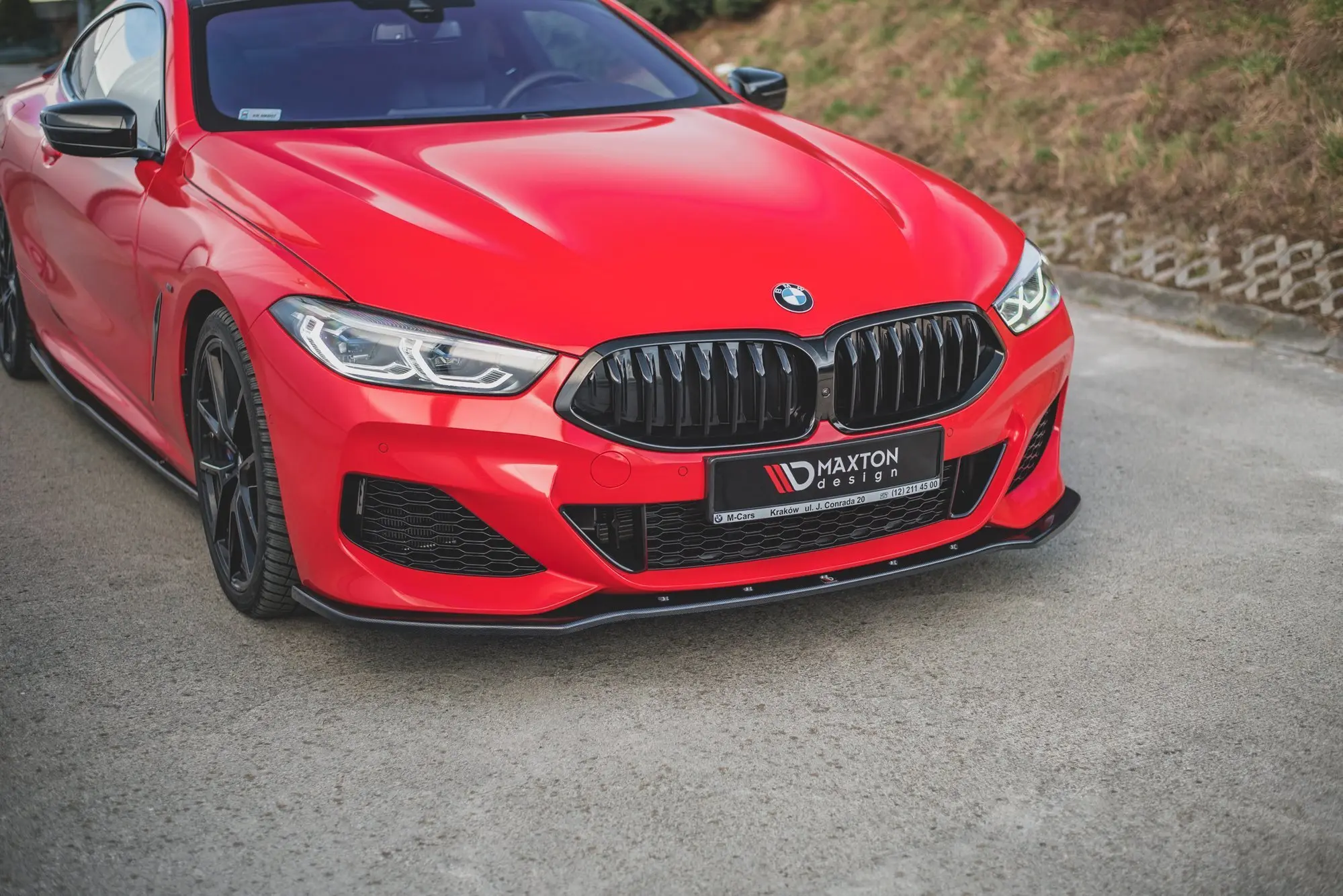 Frontspoiler BMW 8 Coupe (G15) M-Pack / 8 Gran Coupe (G16) M-Pack / M8 (F92) 2018 - 2022 | V.1 Glossy Black Edition – bilde 2