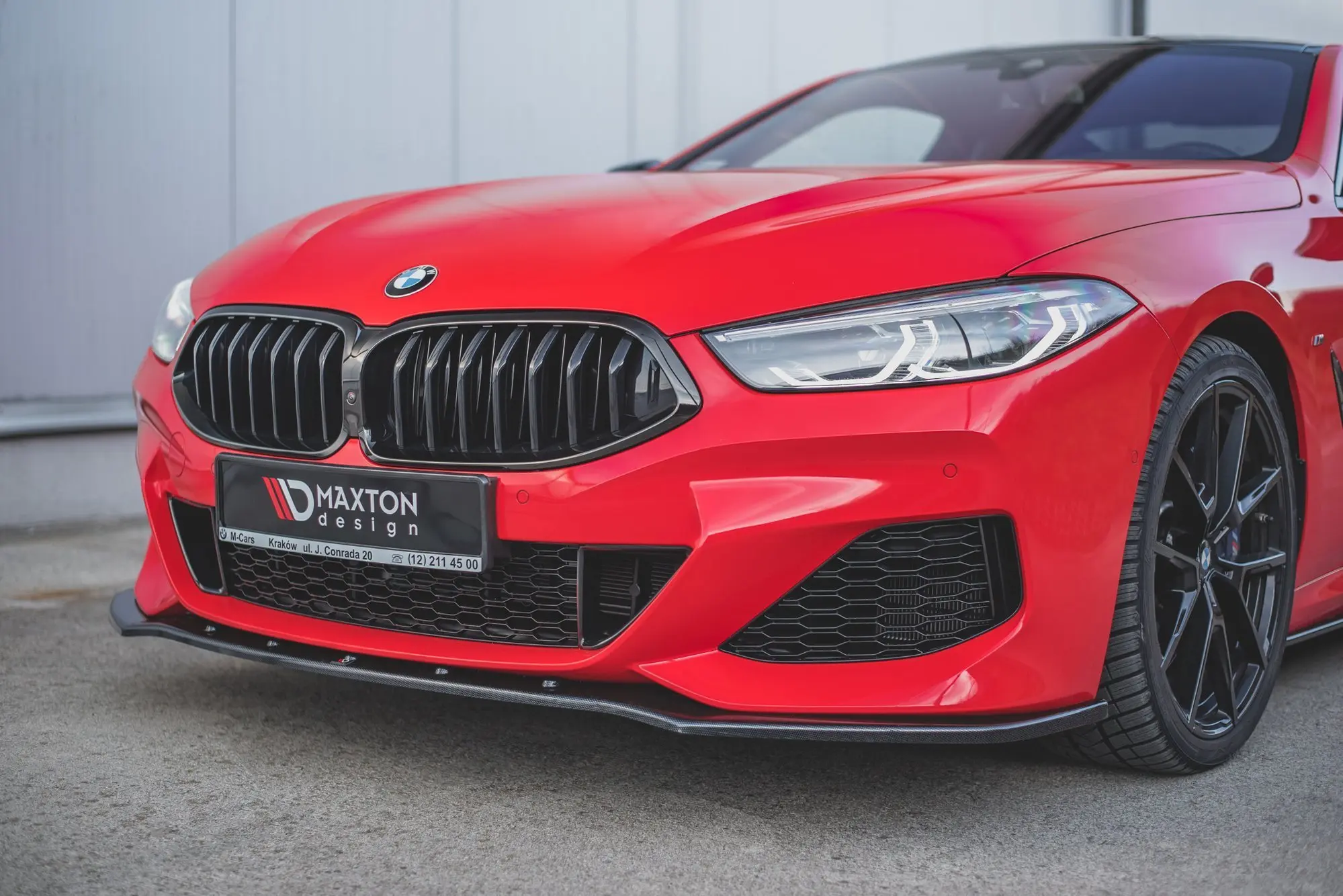 Frontspoiler BMW 8 Coupe (G15) M-Pack / 8 Gran Coupe (G16) M-Pack / M8 (F92) 2018 - 2022 | V.1 Glossy Black Edition – bilde 3