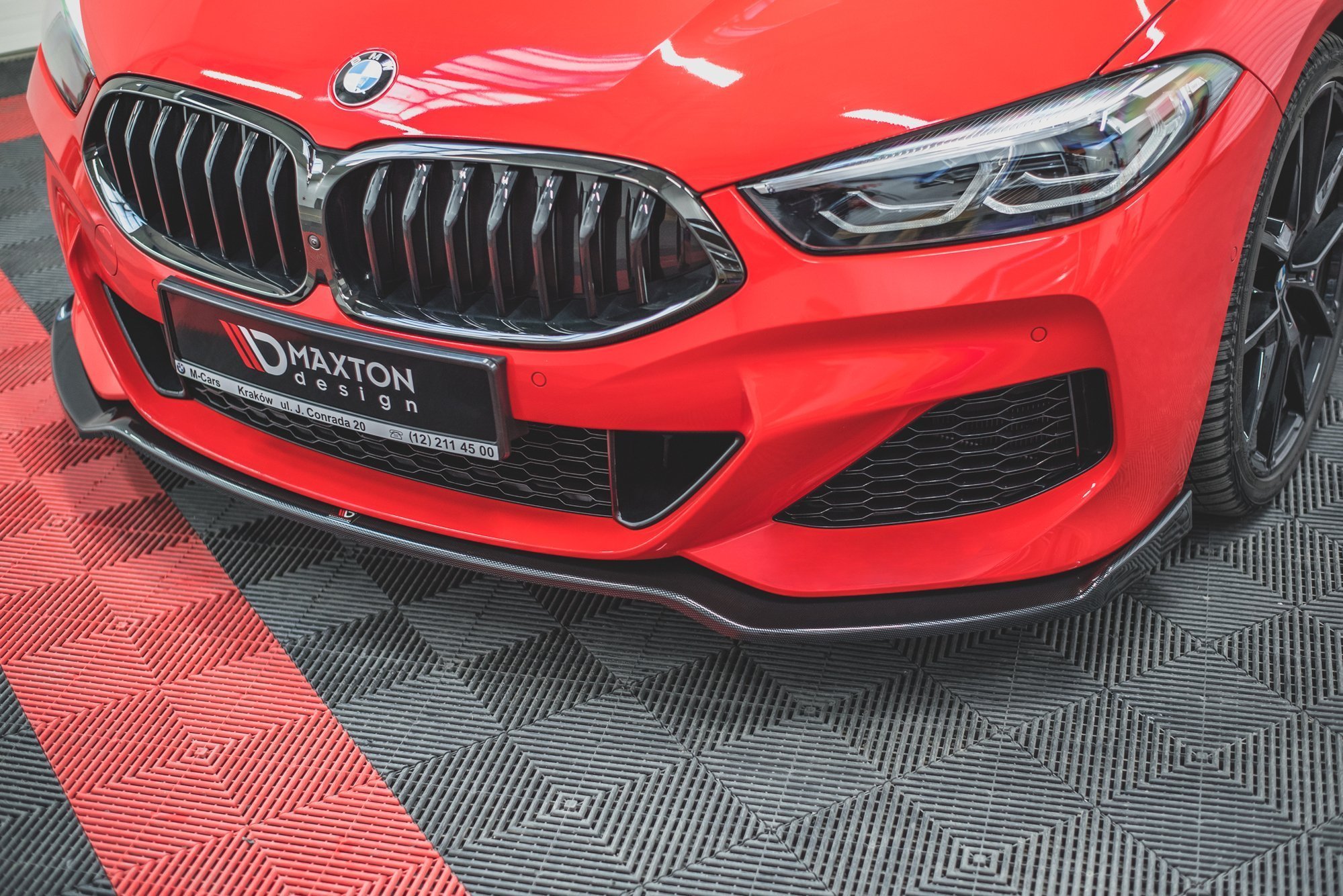 Frontspoiler BMW 8 Coupe (G15) M-Pack / 8 Gran Coupe (G16) M-Pack / M8 (F92) 2018 - 2022 | V.2 Glossy Black Edition