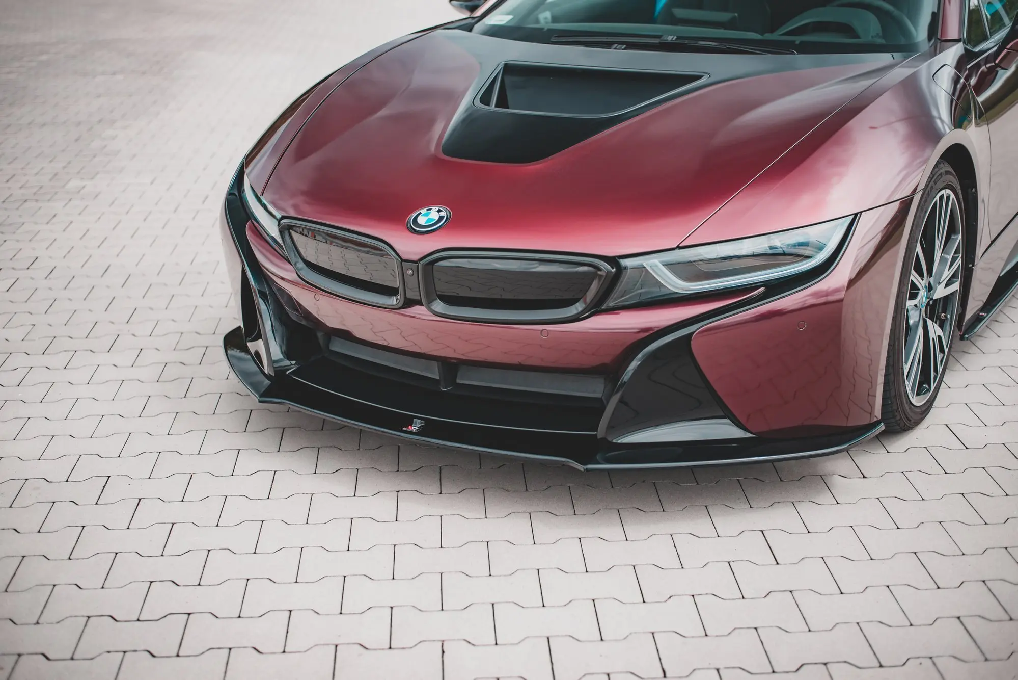 Frontspoiler BMW i8 2014-2020 | Glossy Black Edition