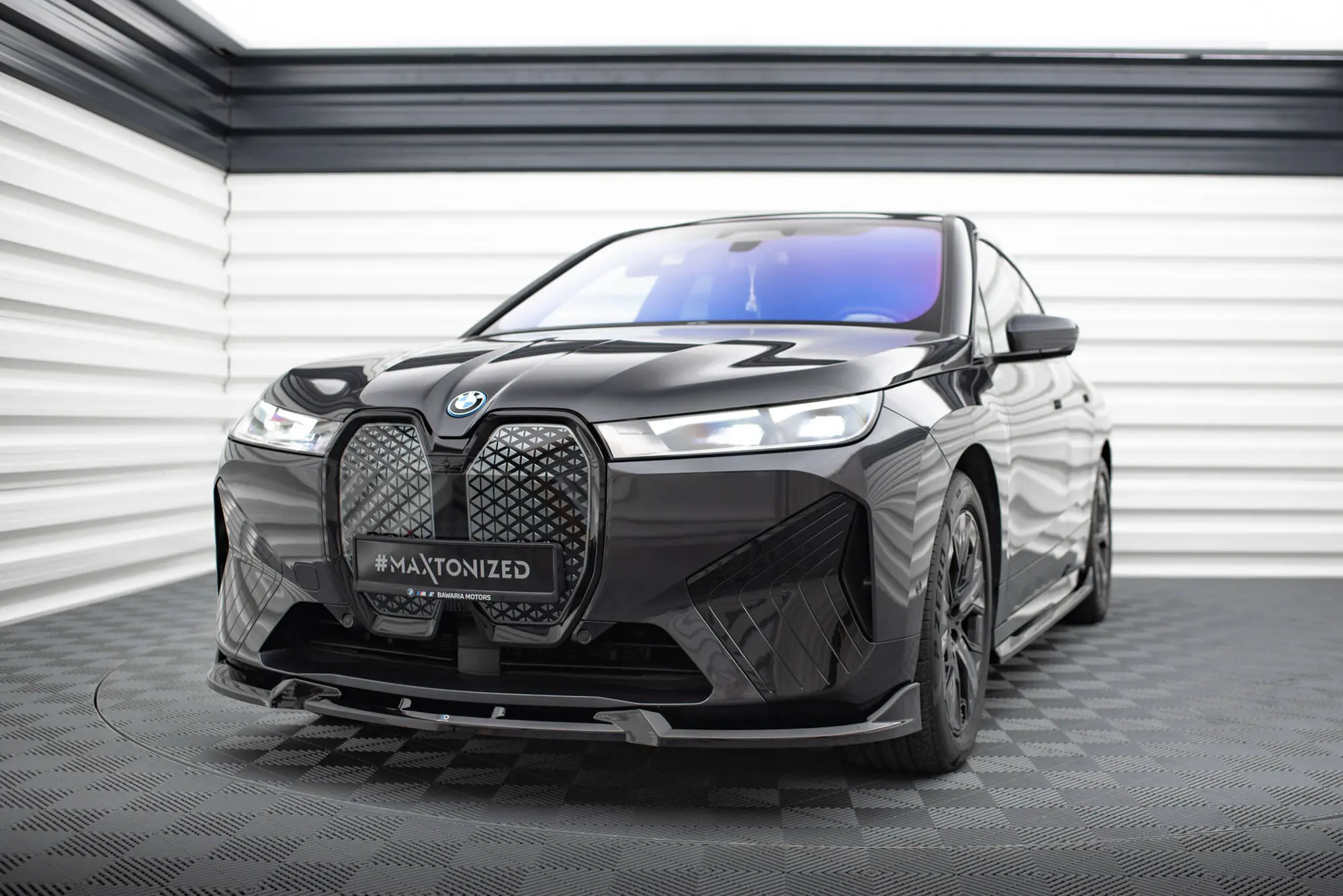 Frontspoiler BMW iX (I20) M-Pack 2021 -> | V.1 Glossy Black Edition