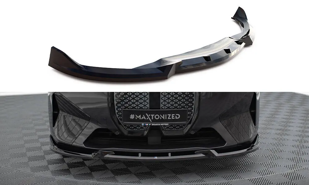Frontspoiler BMW iX (I20) M-Pack 2021 -> | V.1 Glossy Black Edition – bilde 4