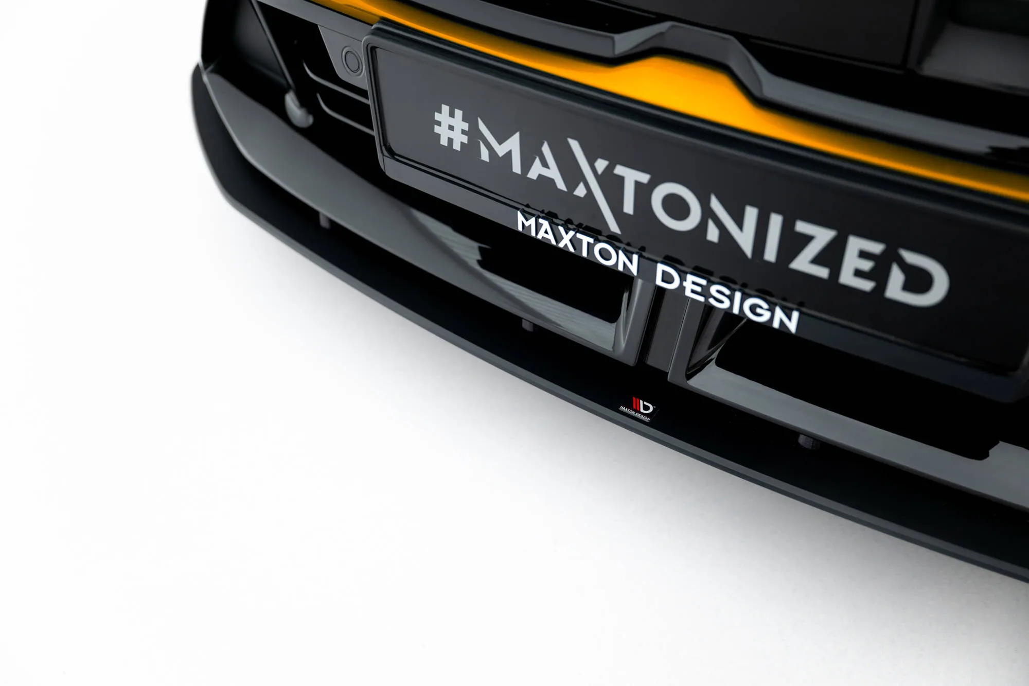 Frontspoiler BMW M135i (F70) 2024 -> | Street Pro Black Edition – bilde 3