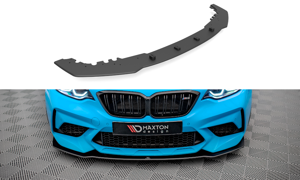 Frontspoiler BMW M2 Competition (F87) 2016-2020 | Street Pro Black Edition – bilde 3