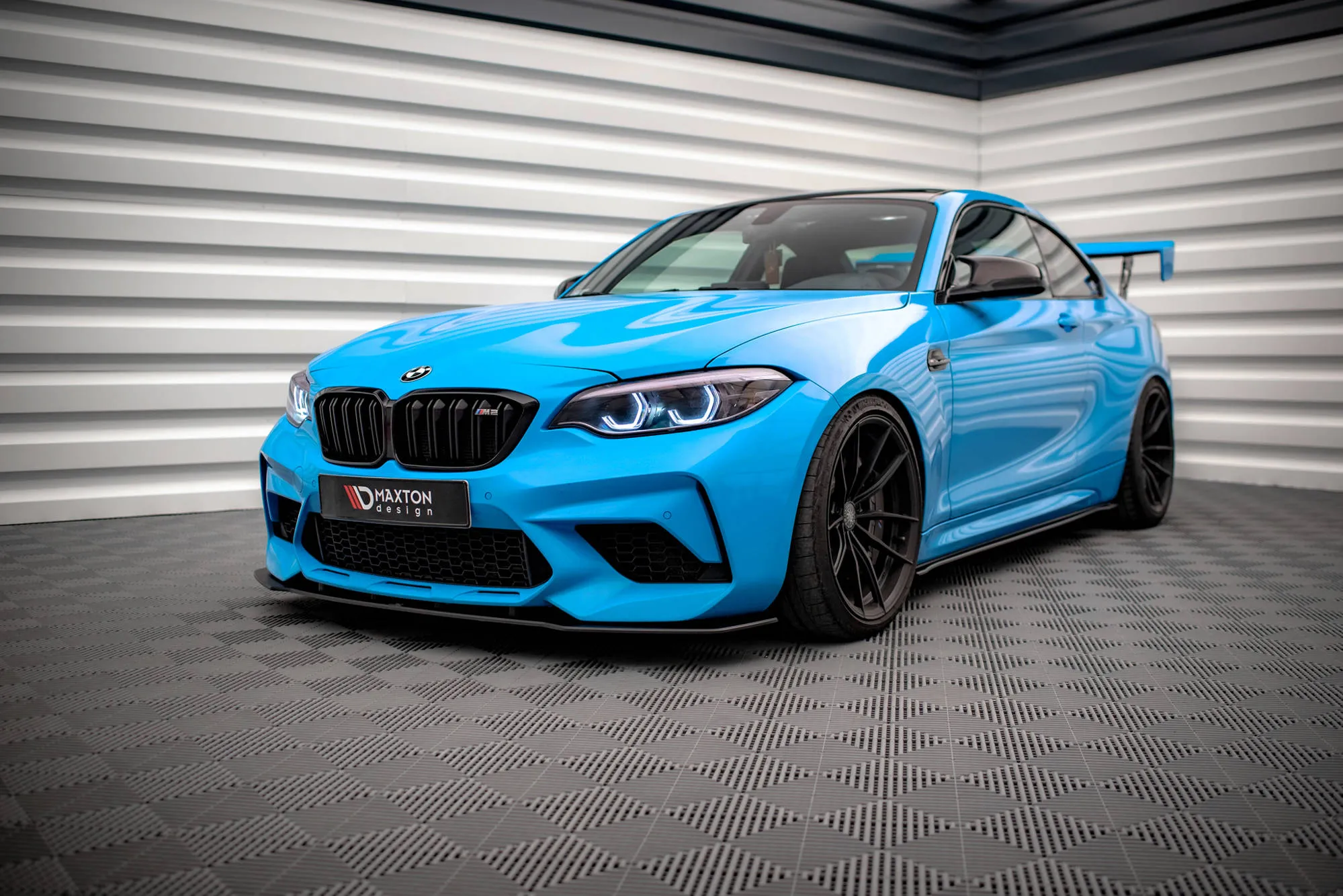Frontspoiler BMW M2 Competition (F87) 2016-2020 | Street Pro Black Edition – bilde 3