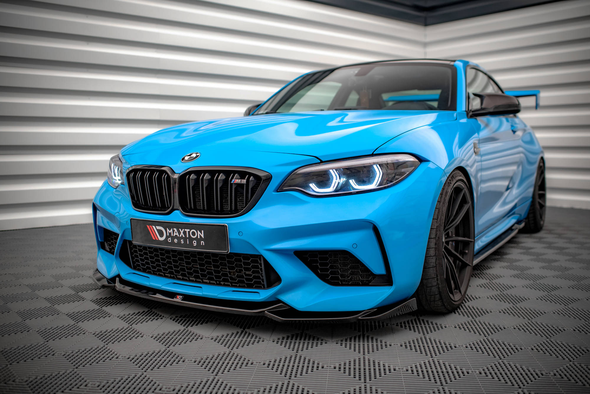 Frontspoiler BMW M2 Competition (F87) 2018-2020 | V.1 Glossy Black Edition – bilde 2