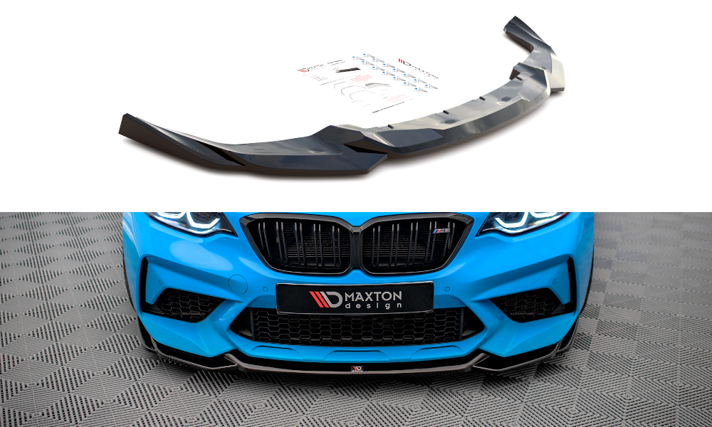 Frontspoiler BMW M2 Competition (F87) 2018-2020 | V.1 Glossy Black Edition – bilde 3