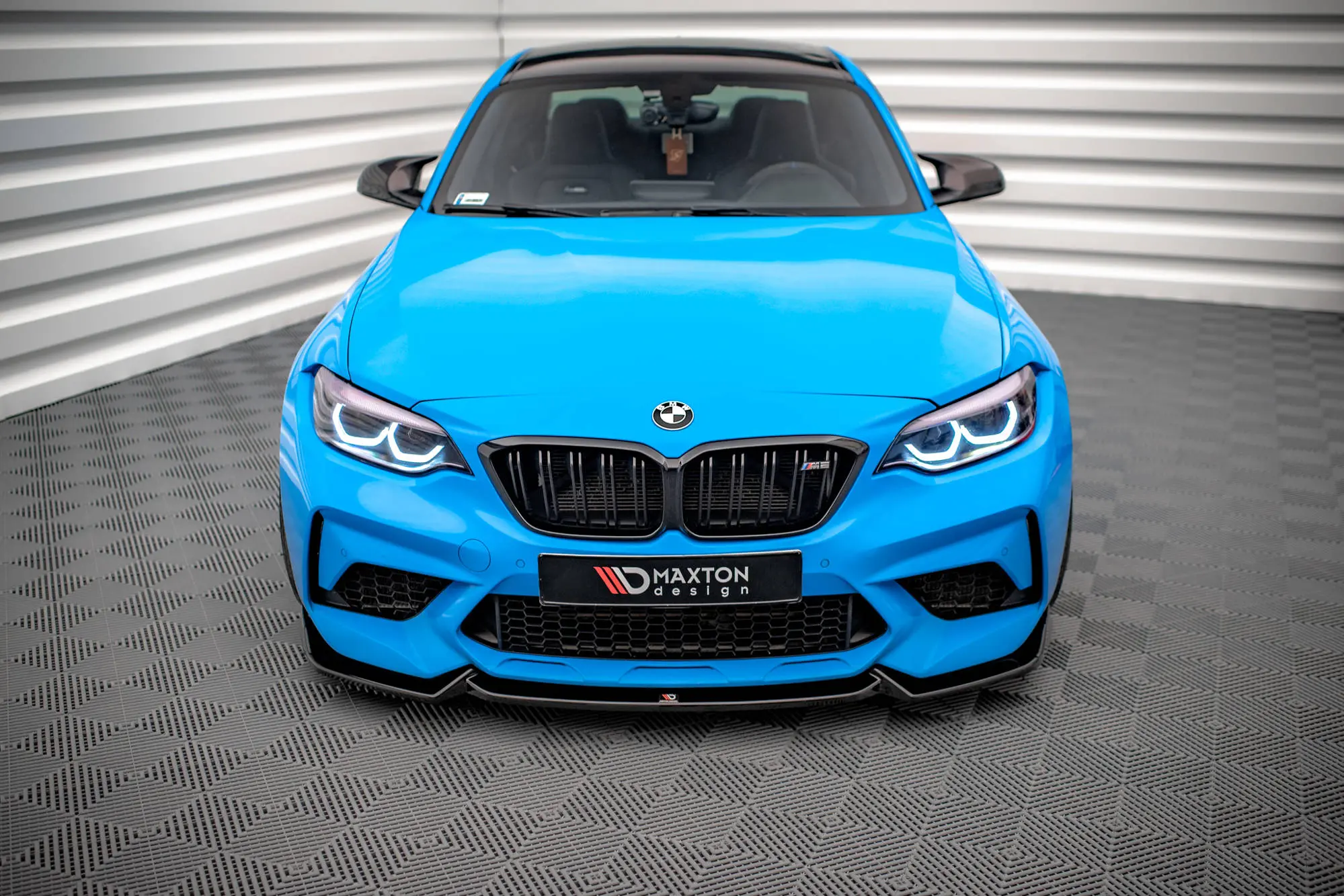 Frontspoiler BMW M2 Competition (F87) 2018-2020 | V.2 Glossy Black Edition – bilde 2