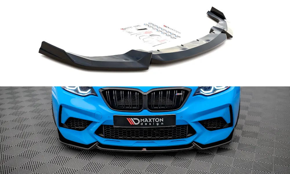 Frontspoiler BMW M2 Competition (F87) 2018-2020 | V.2 Glossy Black Edition – bilde 6