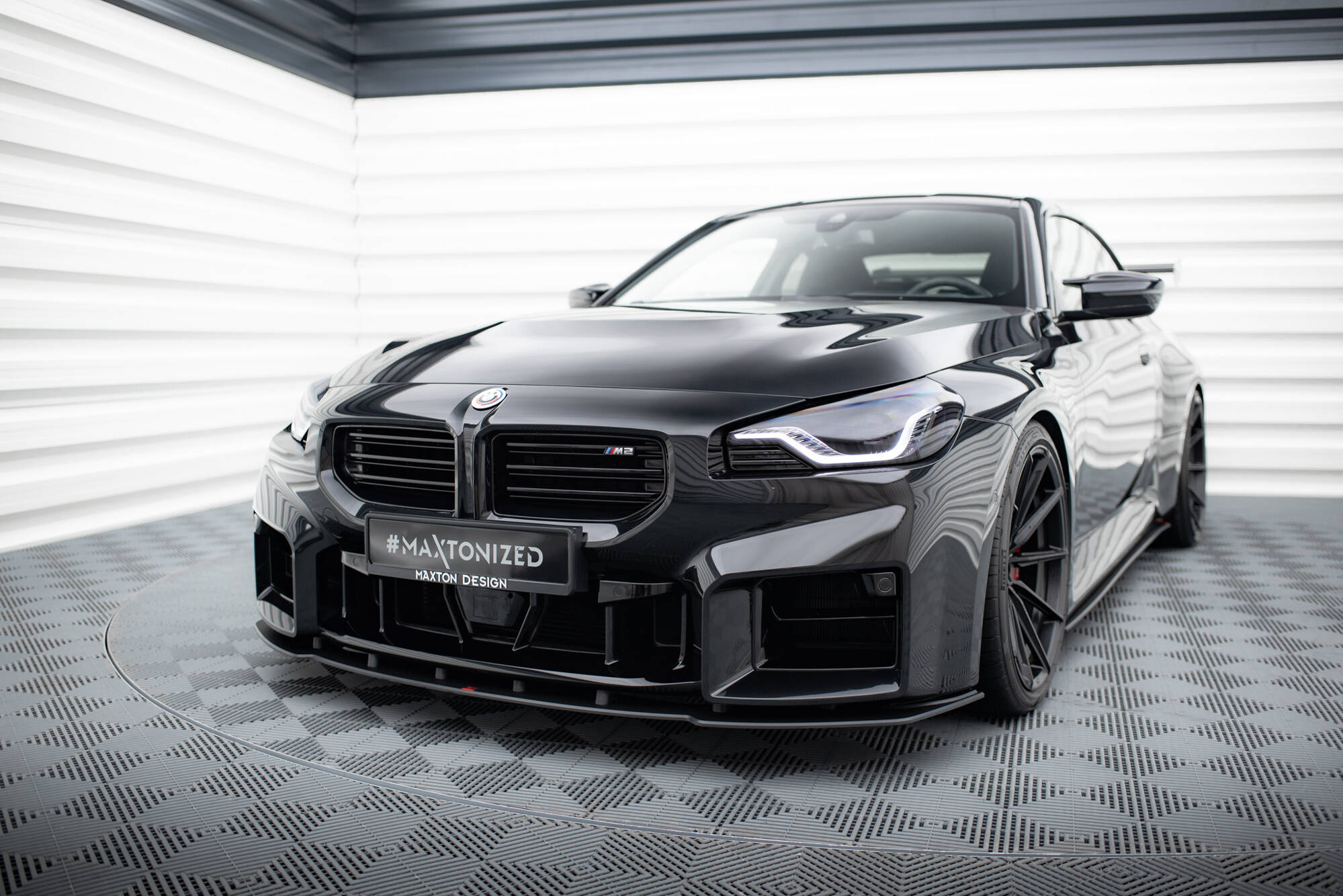 Frontspoiler BMW M2 Coupe (G87) 2023 - > | V.1 Street Pro Black Edition – bilde 2
