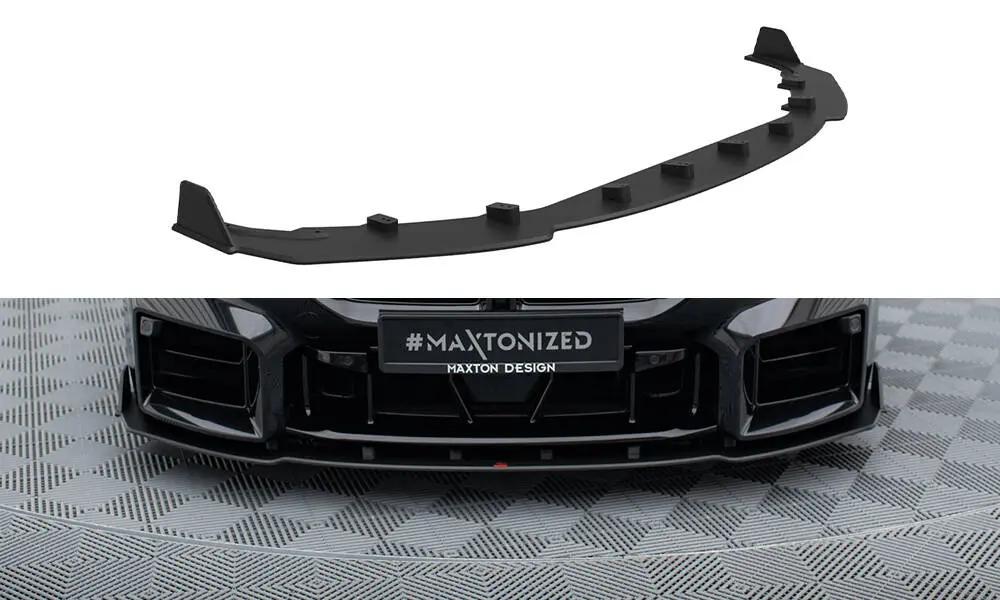 Frontspoiler BMW M2 Coupe (G87) 2023 - > | V.2 Street Pro Black Edition – bilde 3