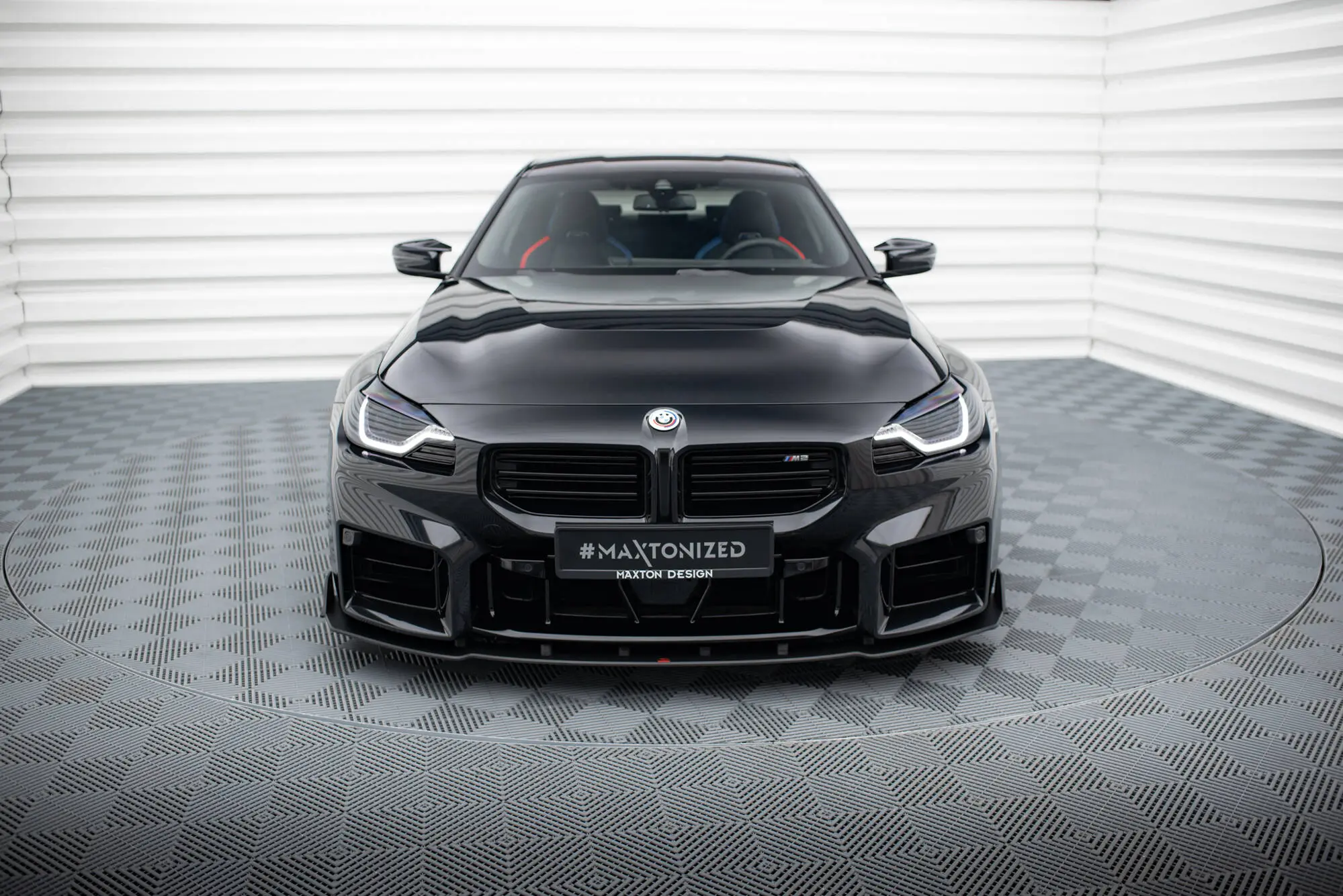 Frontspoiler BMW M2 Coupe (G87) 2023 - > | V.2 Street Pro Black Edition – bilde 4