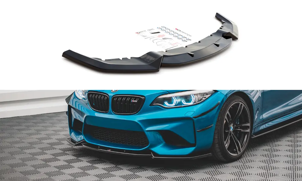 Frontspoiler BMW M2 (F87) 2016-2020 | V.2 Glossy Black Edition – bilde 5