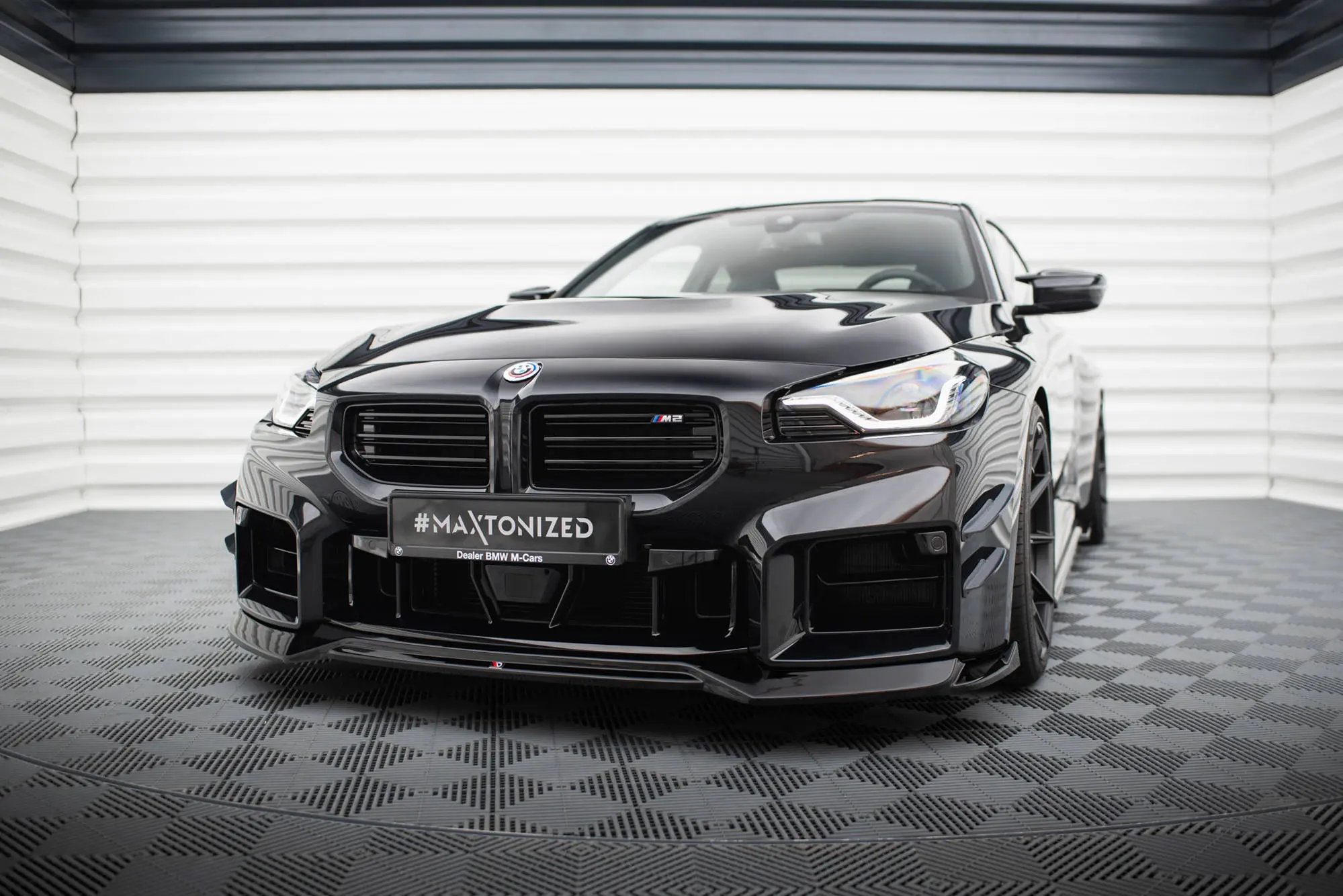 Frontspoiler BMW M2 (G87) 2023 -> | V.1 Glossy Black Edition – bilde 4