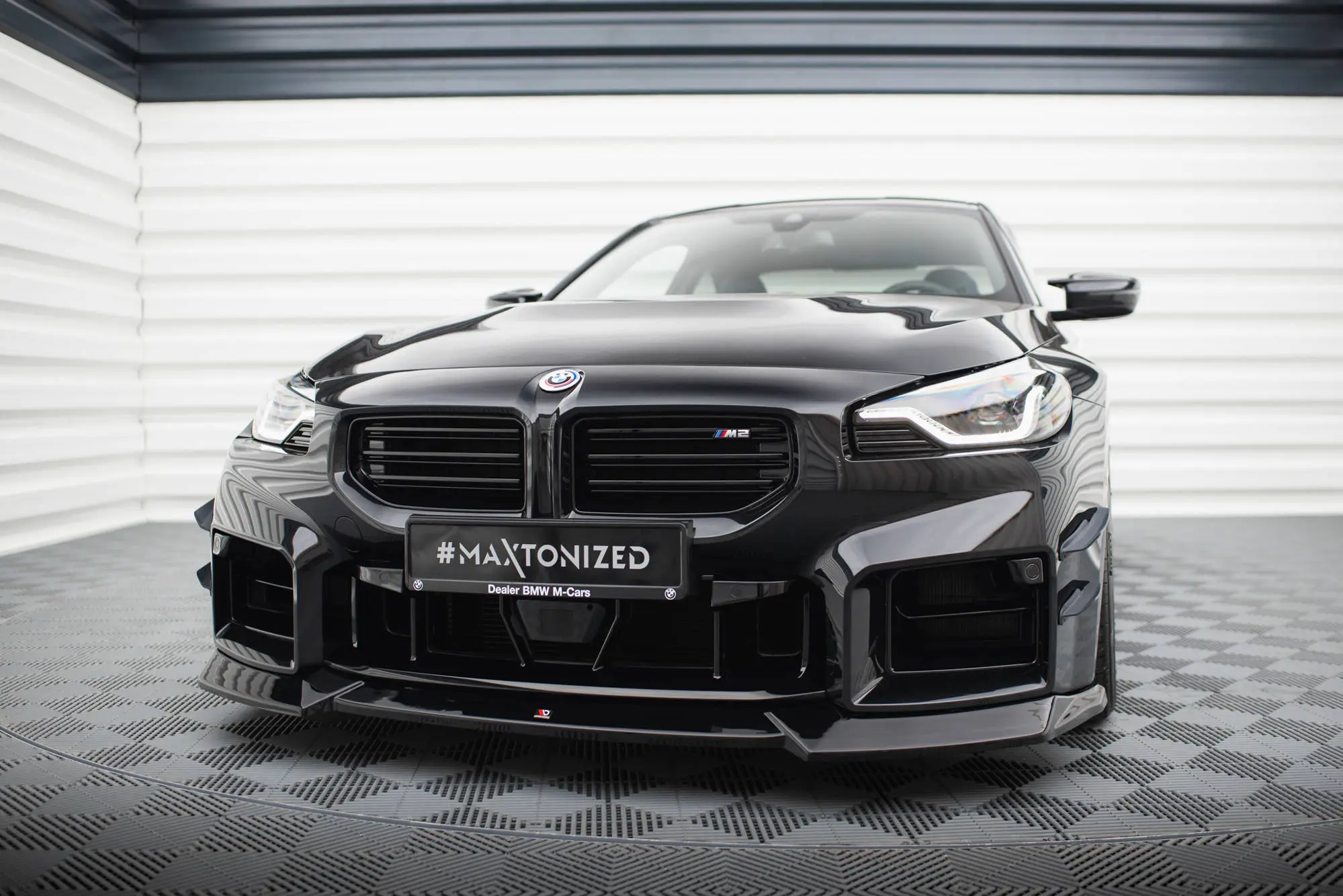 Frontspoiler BMW M2 (G87) 2023 -> | V.2 Glossy Black Edition – bilde 2