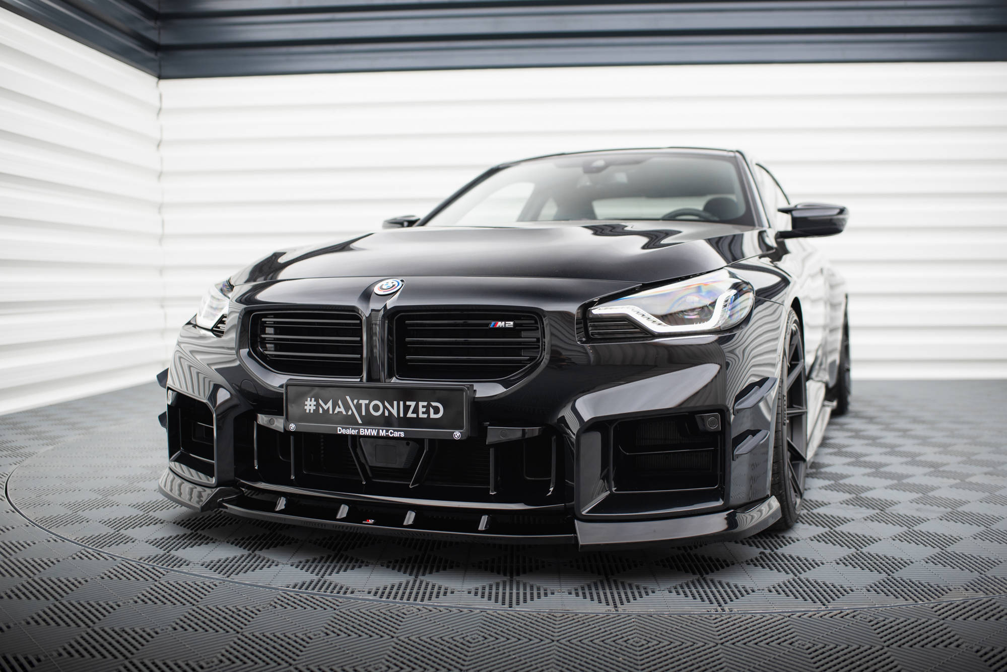 Frontspoiler BMW M2 (G87) 2023 -> | V.3 Glossy Black Edition – bilde 2