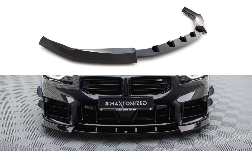 Frontspoiler BMW M2 (G87) 2023 -> | V.3 Glossy Black Edition – bilde 3