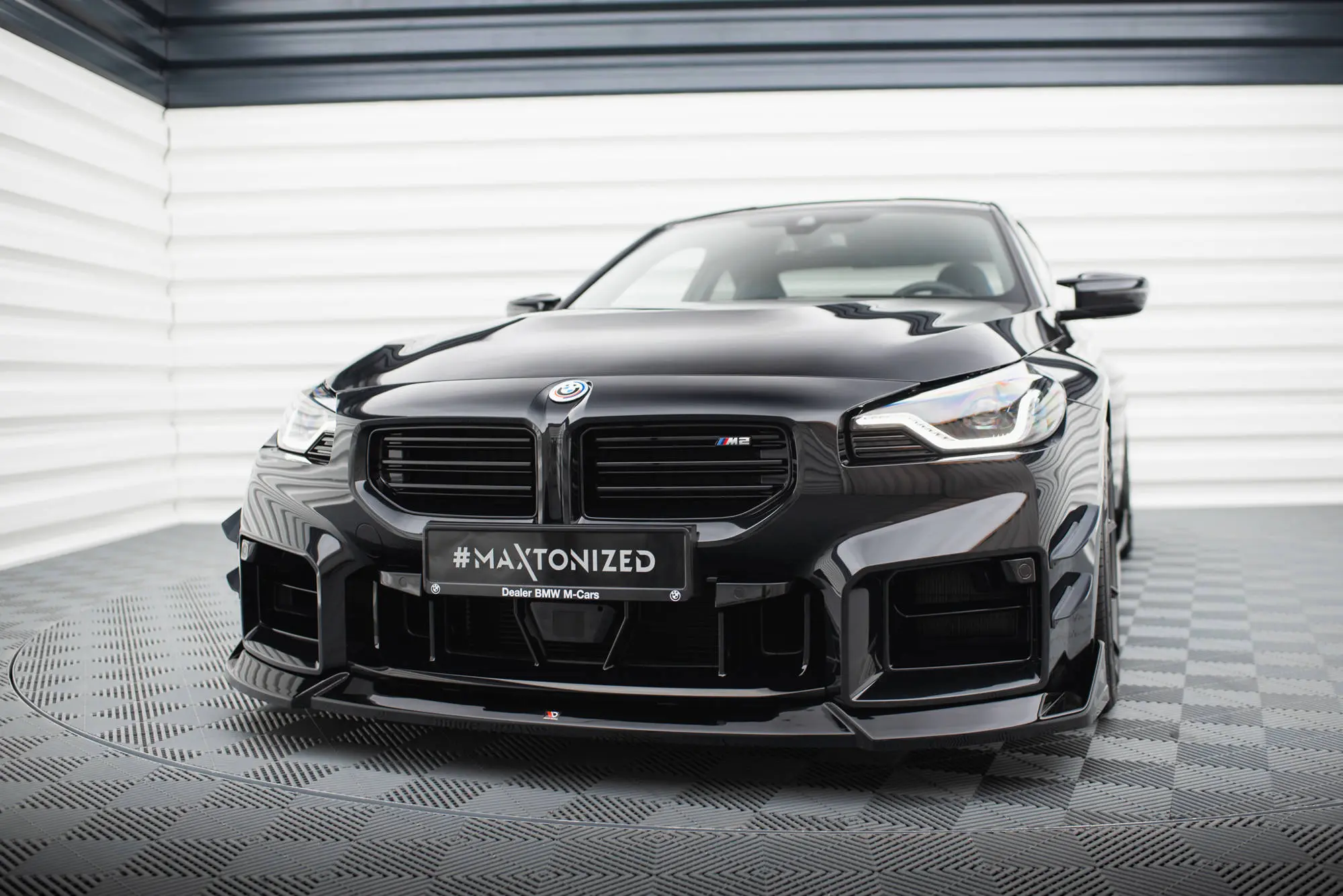 Frontspoiler BMW M2 (G87) 2023 -> | V.5 Glossy Black Edition – bilde 2