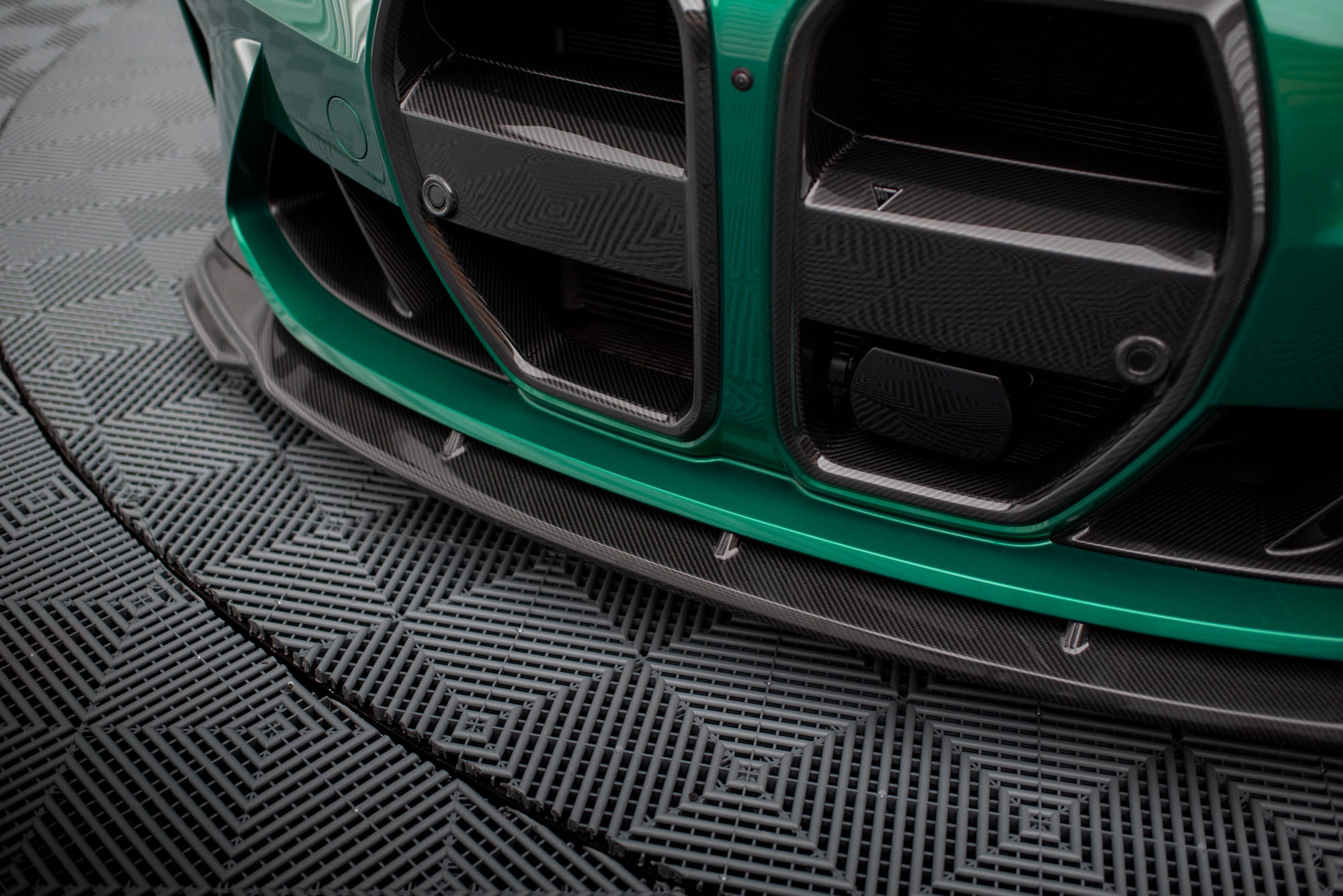 Frontspoiler BMW M3 (G80/G81) 2020 -> | Sport Glossy Black Edition V2 Image 3